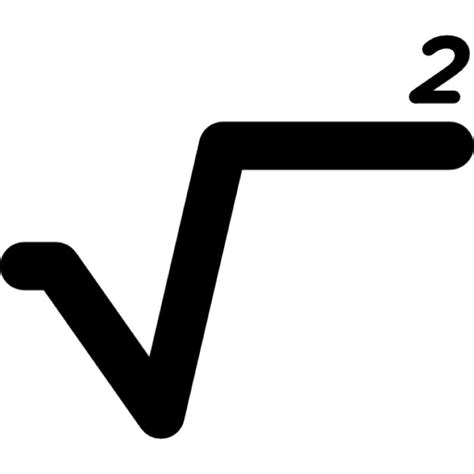 Square root mathematical sign Icons | Free Download