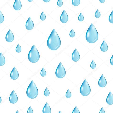 Капли дождя бесшовные: векторное изображение nemetse | Рисунок ...