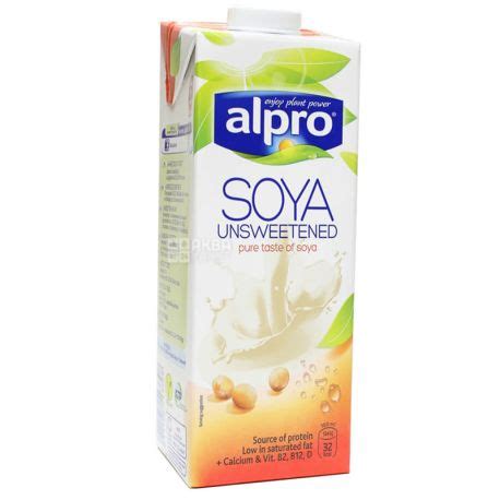 Купити Alpro, Soya Unsweetened, 1 л, Алпро, Соєве молоко ...