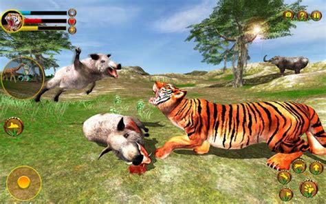 دانلود بازی Wild Tiger Simulator 3d animal games برای اندروید | مایکت