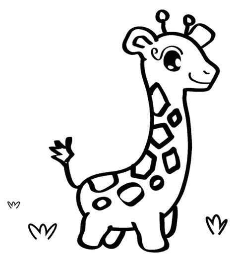 Раскраска жираф | Детские раскраски, распечатать, скачать