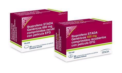 STADA lanza  Ibuprofeno STADA Genéricos EFG  con un ...