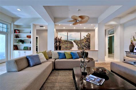 Staged Living Room in ANNA MARIA ISLAND waterfront home ...