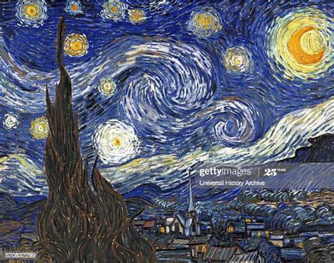 Starry Night  by Vincent Van Gogh a post impressionist ...