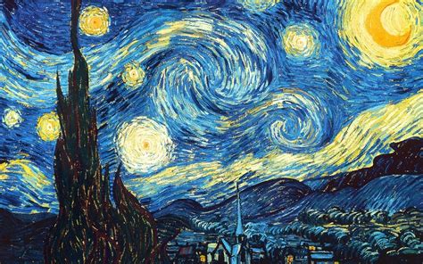 Starry Night  Van Gogh – painting  | thecuriousastronomer