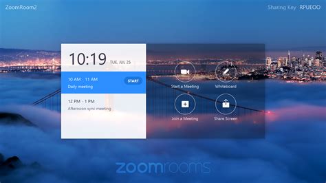 Starting and Joining Meetings Using Zoom Rooms for Touch – Zoom Help Center