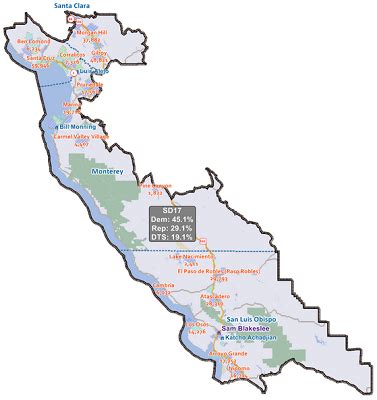 State Senate District Maps   BayAreaGOP.com