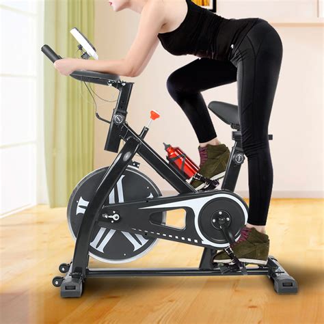 Stationary Cycling Bike Cardio Exercise Bicycle Home ...