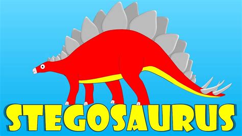 Stegosaurus for Kids   Dinosaurs for Kids   YouTube