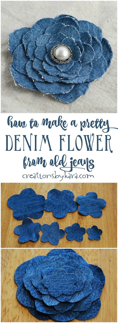 Step by step instructions for making a beautiful denim ...
