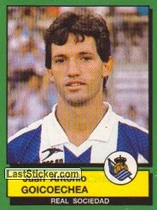 Sticker 267: Juan Antonio Goicoechea   Panini Spanish Liga ...