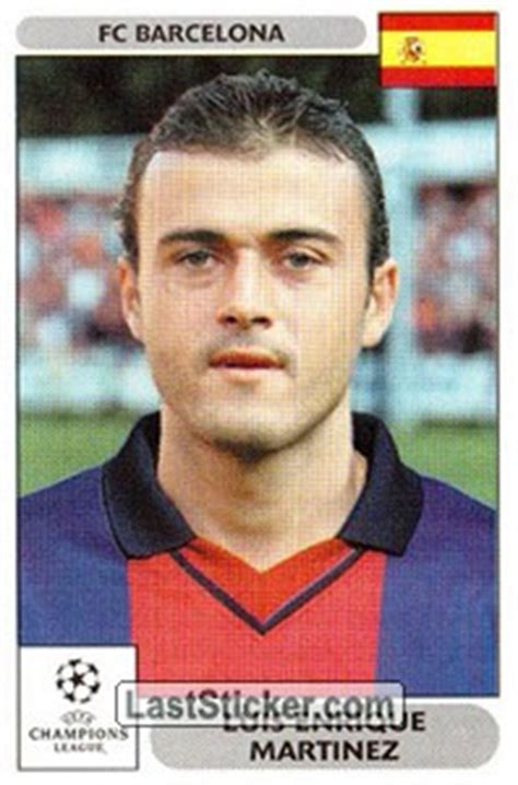 Sticker 294: Luis Enrique Martinez   Panini UEFA Champions ...