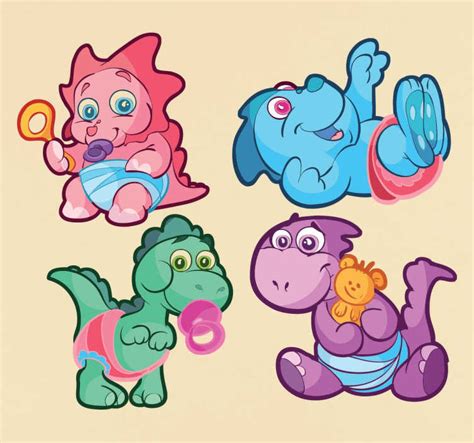 Stickers dinosaurios infantiles TenVinilo