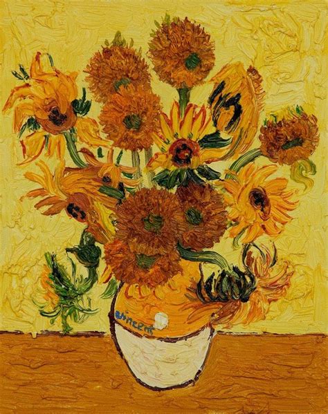 Still Life with Sunflowers VII by Vincent Van Gogh Famous ...