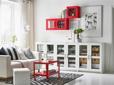 Store and display with some bright pops of color   IKEA