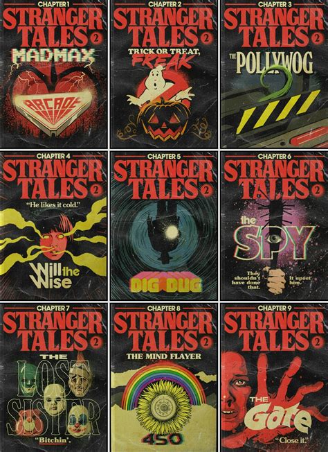 Stranger things fan made book covers. Credit to artist ...