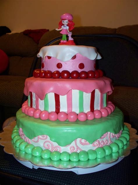 Strawberry Shortcake Birthday Cake · A Tiered Cake ...
