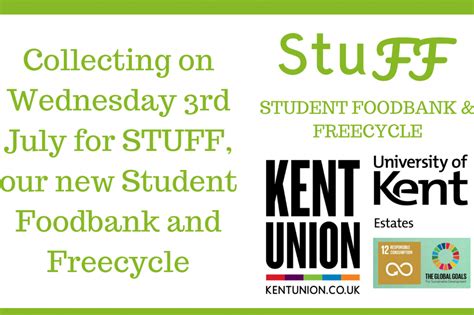 StuFF  Student Foodbank and Freecycle collection 3 July ...