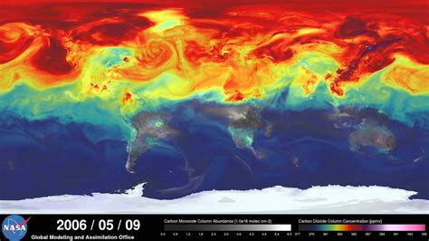 Stunning CO2 and Pollution Visualization   Highest ...