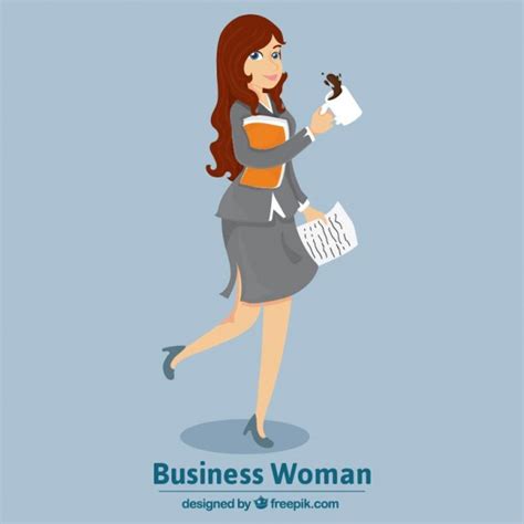 Stylish business woman Vector | Free Download