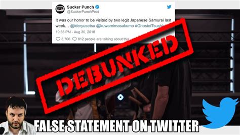 Sucker Punch Studio Tweets False Information: Working With ...