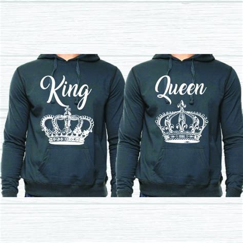 Sudaderas King Queen Pareja Novios   $ 559.00 en Mercado Libre