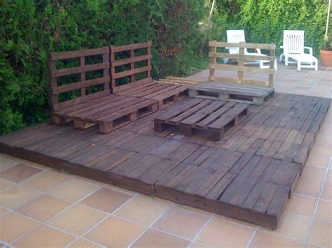 Suelo terraza palets – Transportes de paneles de madera