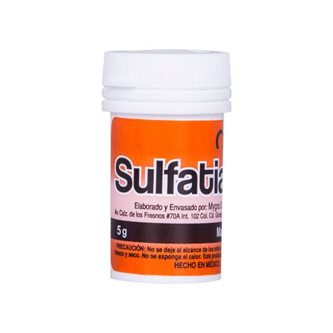 sulfatiazol polvo 5 g – Zedel Distribuidora