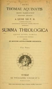 Summa theologica  1894 edition  | Open Library