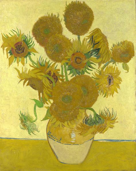 Sunflowers  Van Gogh series    Wikipedia