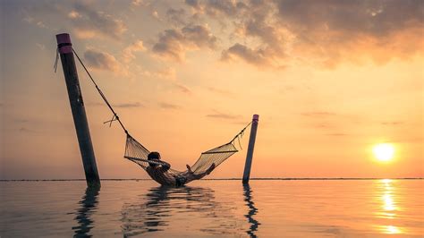 Sunset Hammock Relaxation · Free photo on Pixabay