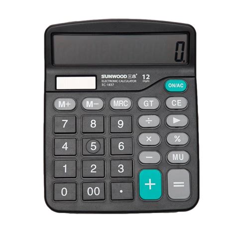 SUNWOO EC 1837 Financial Accounting Calculator Large ...