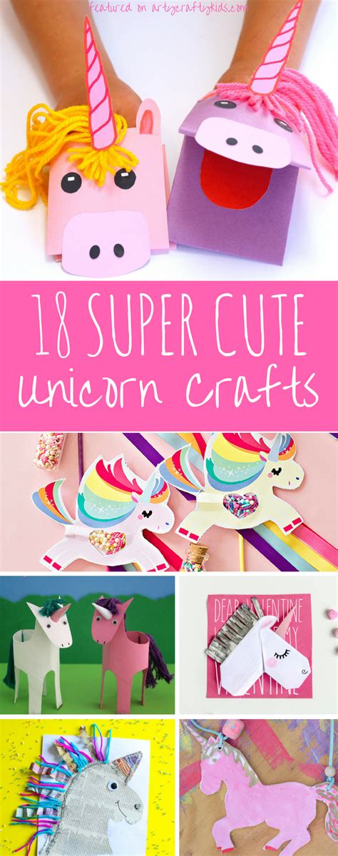 Super Cute Unicorn Crafts   Arty Crafty Kids