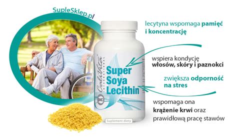 Super Soya lecithin 1200   lecytyna na pamięć, serce   SklepZdrowia ...