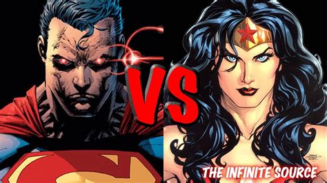 SUPERMAN VS WONDER WOMAN   mujer maravilla     heroes de dc comic   YouTube