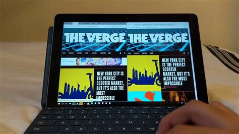 Surface Go Performance Test   Chrome vs Edge Productivity ...