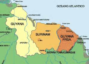 Suriname Mapa Capital