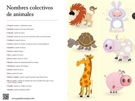Sustantivos colectivos de animales. | Palabras | Pinterest ...
