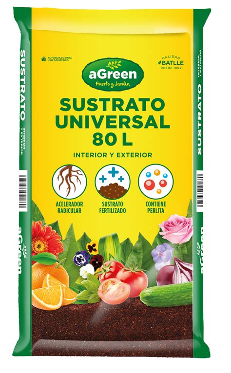 Sustrato Universal 80L   aGreen Huerto y Jardín