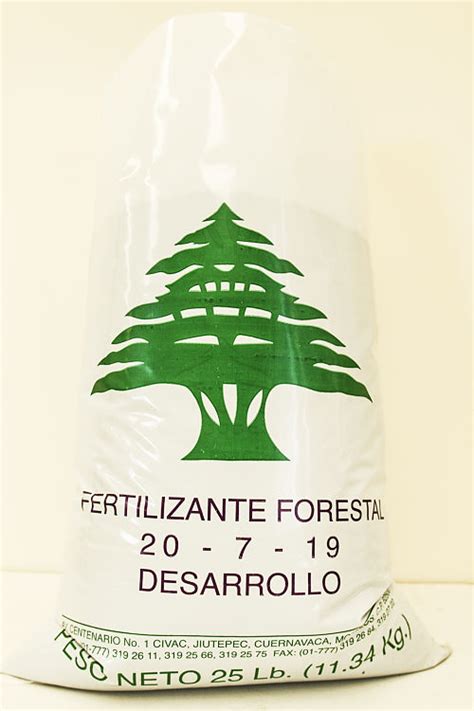 Sustratos y Fertilizantes: Fertiliz. 20 7 19 de 25 libras, p forestales