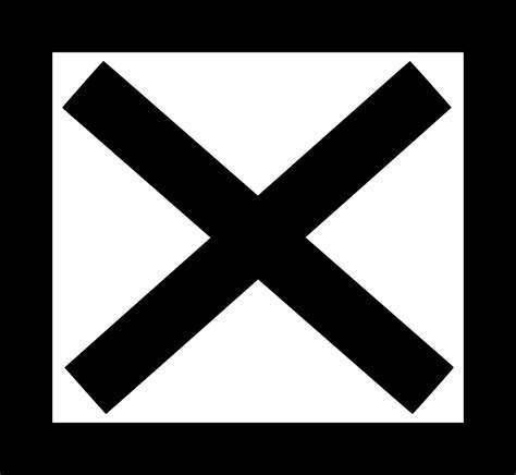 SVG > incorrecto cuadrado símbolo X   Imagen e icono gratis de SVG ...