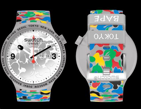 Swatch x BAPE Swatch Big Bold  Price, Pictures and ...