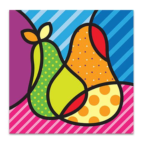 Sweet Pear Cubism Art Print | Buy Wall Art And Decor Online