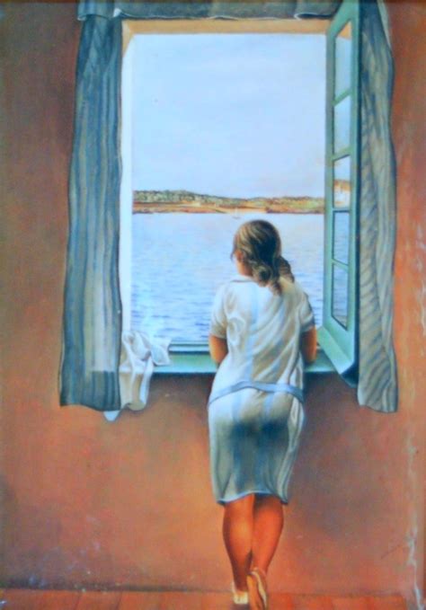 “Woman at the Window” by Salvador Dali | Landscape, glass ...