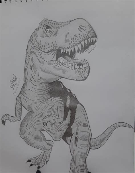 T rex   Dibujo a lapiz | Art, Drawings, Humanoid sketch