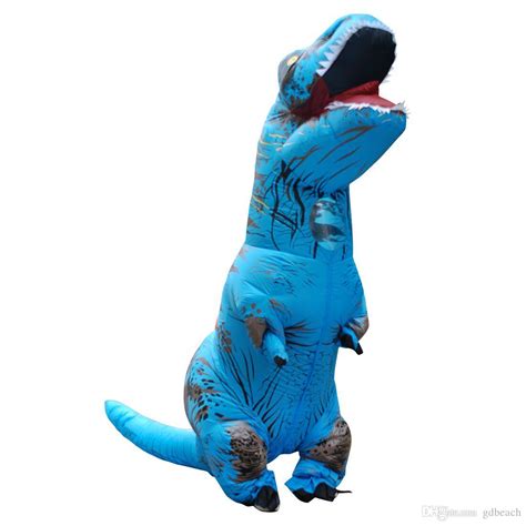T Rex Dinosaur Inflatable Costume Blow Up Outfit Fancy ...