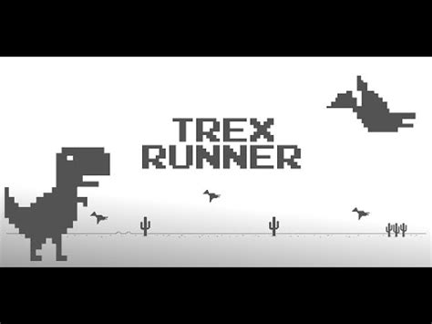 T Rex Run Hacked!  bot    Chrome Dinosaur Game   YouTube