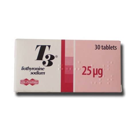 T3 25mcg 30tabs   Unipharma | UPsteroid | Compre sus ...