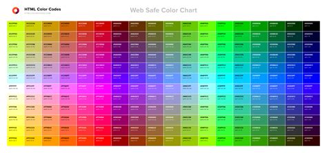 Tabla de Colores — Códigos de Colores HTML