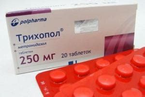 Tabletten  Trichopol : Beschreibung des Medikaments